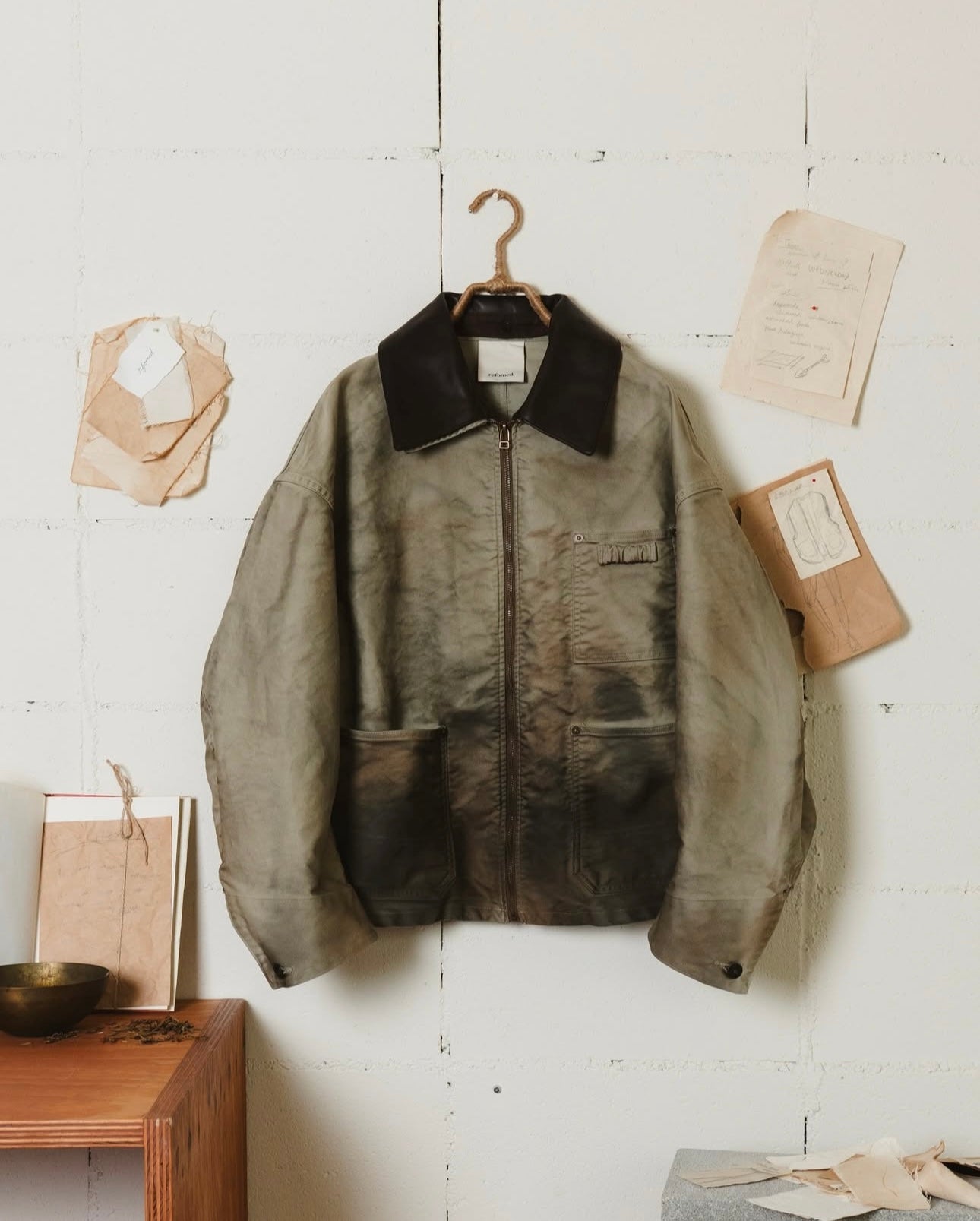 refomed 25SS NEXT MAN MOLESKIN PANTS